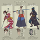 Illustration for article titled What if the Avengers and the Justice League starred in samurai movies?